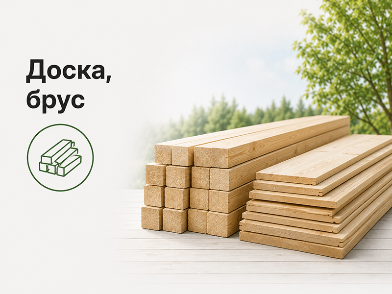 Доска, брус