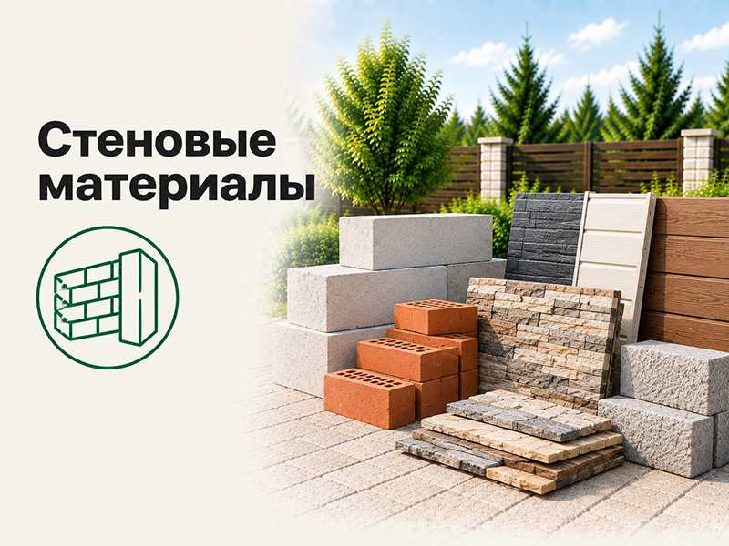 Стеновые материалы