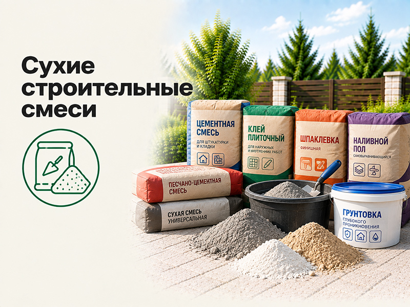 Сухие строительные смеси
