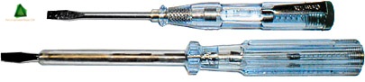 Отвертка-пробник +/- (индикатор) с комбин. жалом 160мм, 100-500В