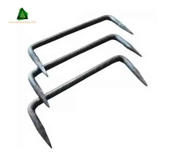 Скоба круглая строительная d8 70*300
