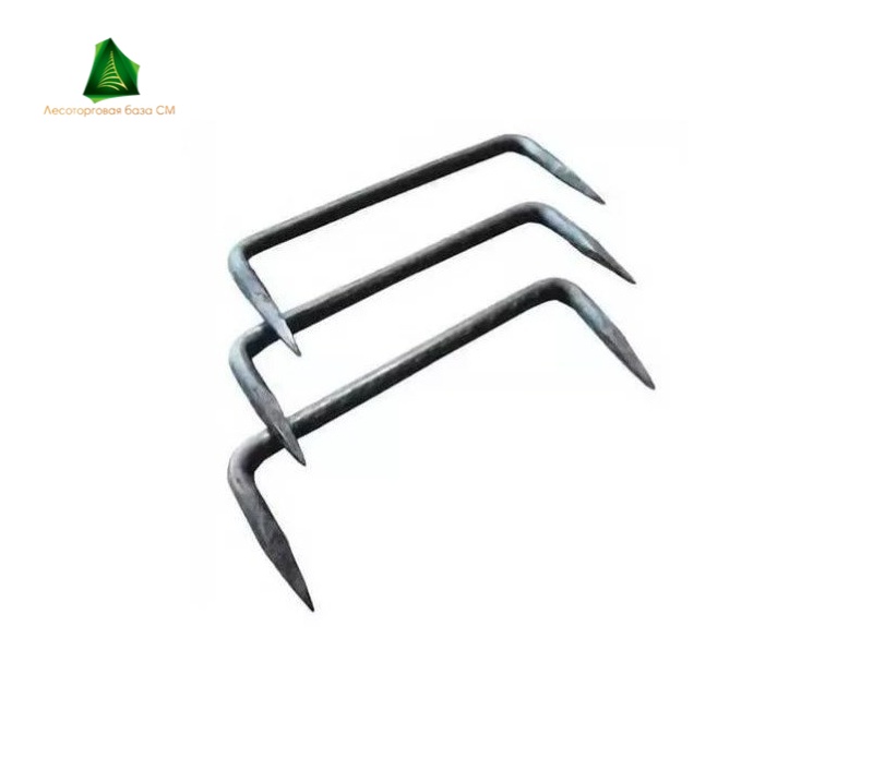 Скоба круглая строительная d 10 70*250