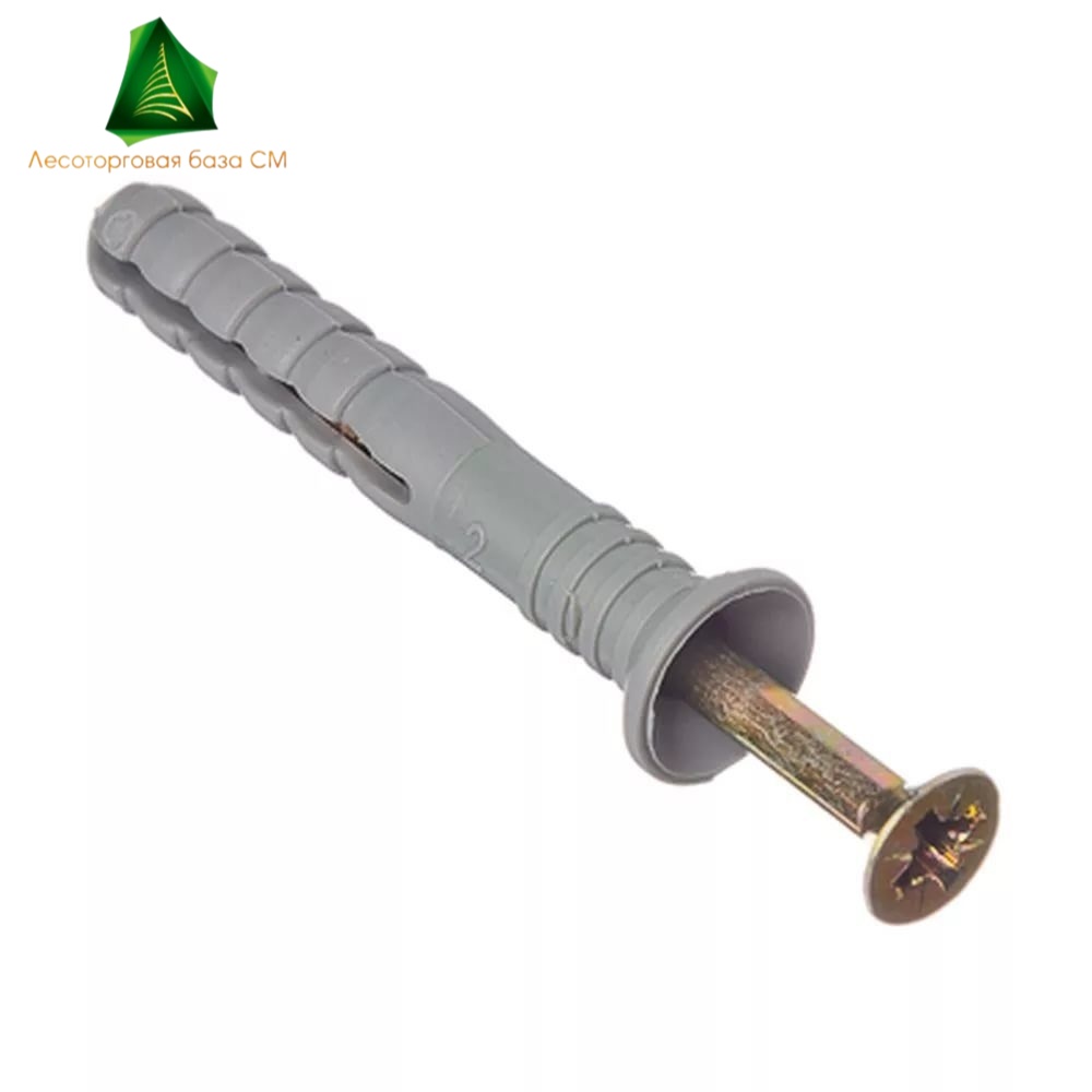 Дюбель-гвоздь 8x100 потай.борт полипропилен SM-L (Tech-KREP) 100 шт.