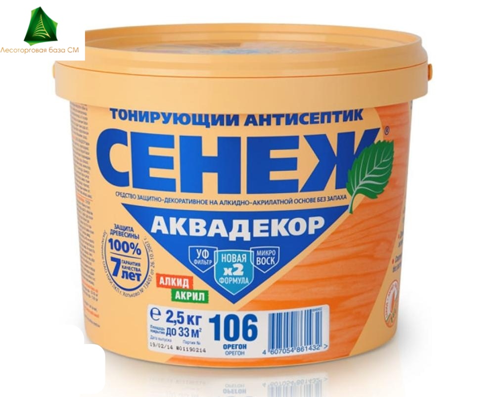 Сенеж АКВАДЕКОР X2-106 (орегон) 2,5кг