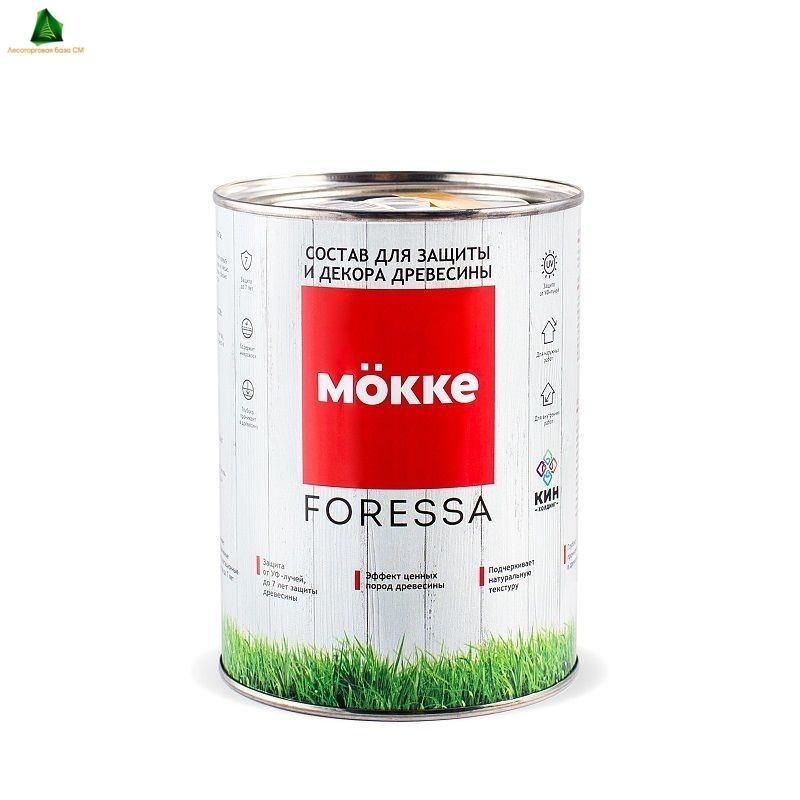 Пропитка алкидная MÖKKE FORESSA 0,8л орех