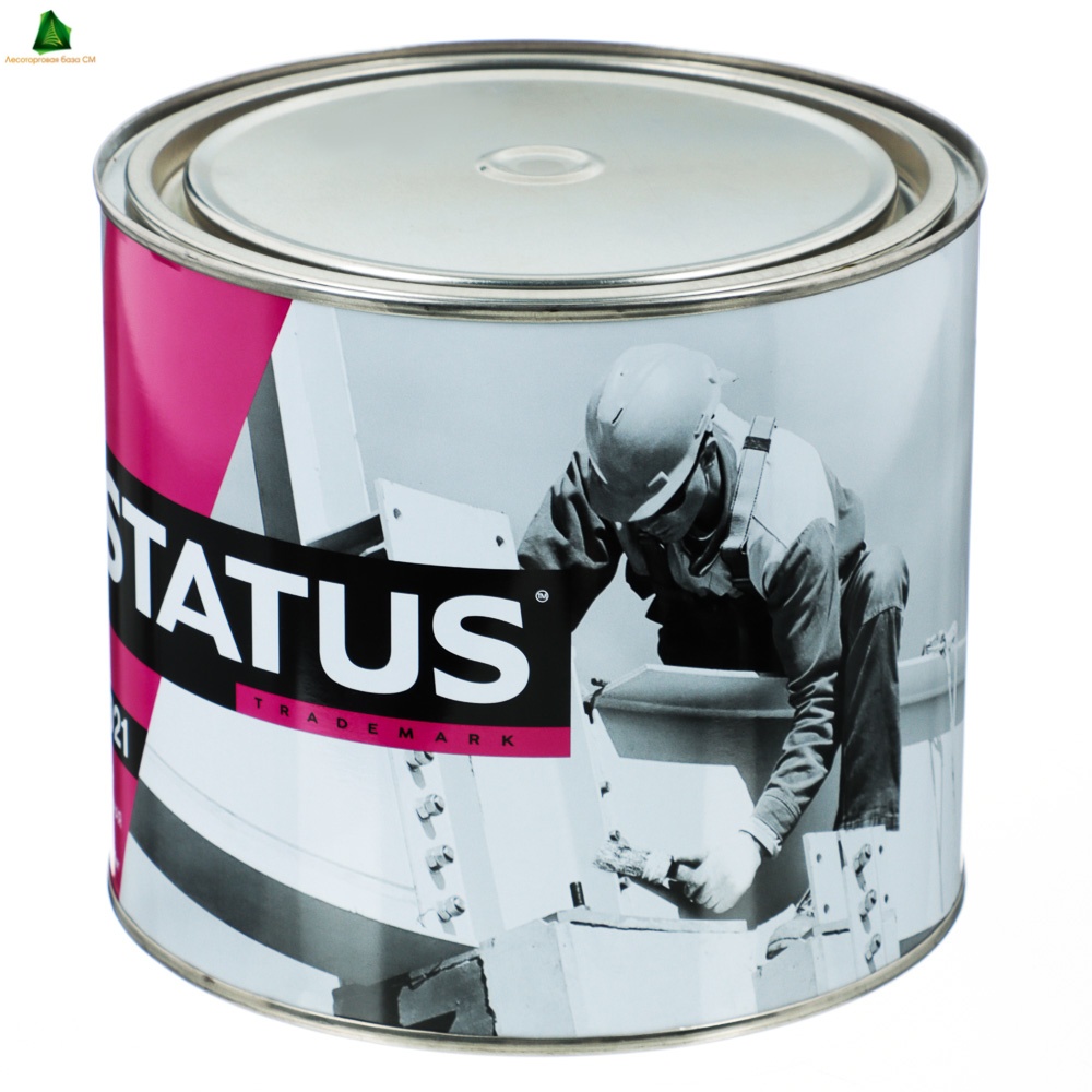 Грунт ГФ-021 Радугамалер STATUS 1,8кг серая