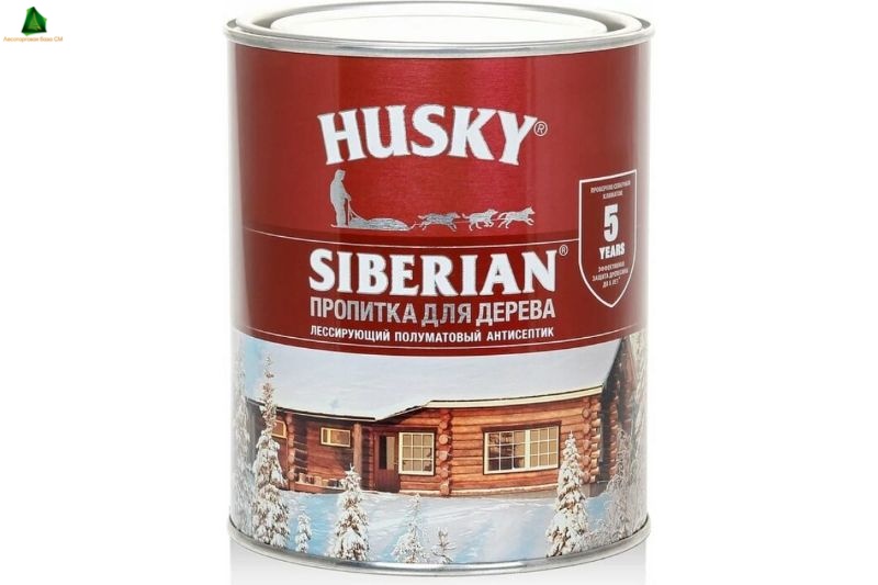 Пропитка для дерева Husky 0,9л полуматовая рябина