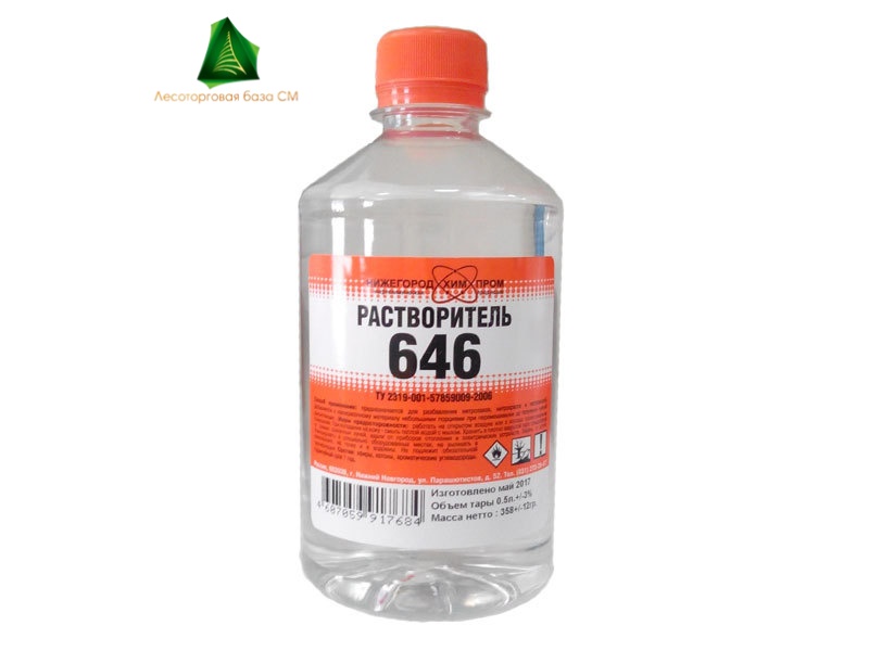 Растворитель 646 0,5 л