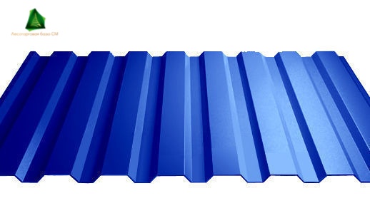 НЕКОНДИЦИЯ Профнастил С-20 1,15*2 м RAL 5002 (синий глянец)