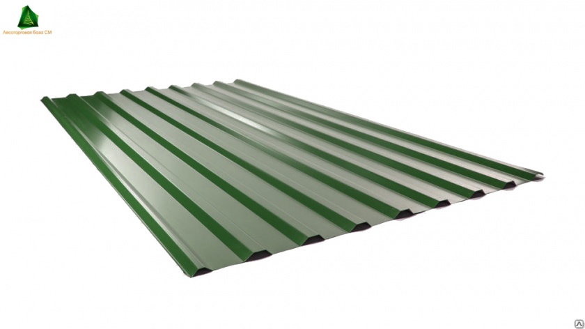 НЕКОНДИЦИЯ Профнастил С-8 1,15*1,5 м RAL 6005 (зелёный)