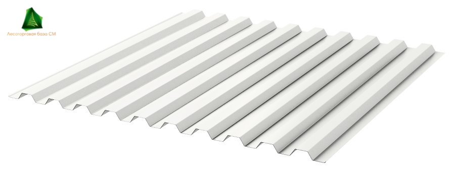НЕКОНДИЦИЯ Профнастил С-20 1,15*2 м RAL 9003 (белый матовый)