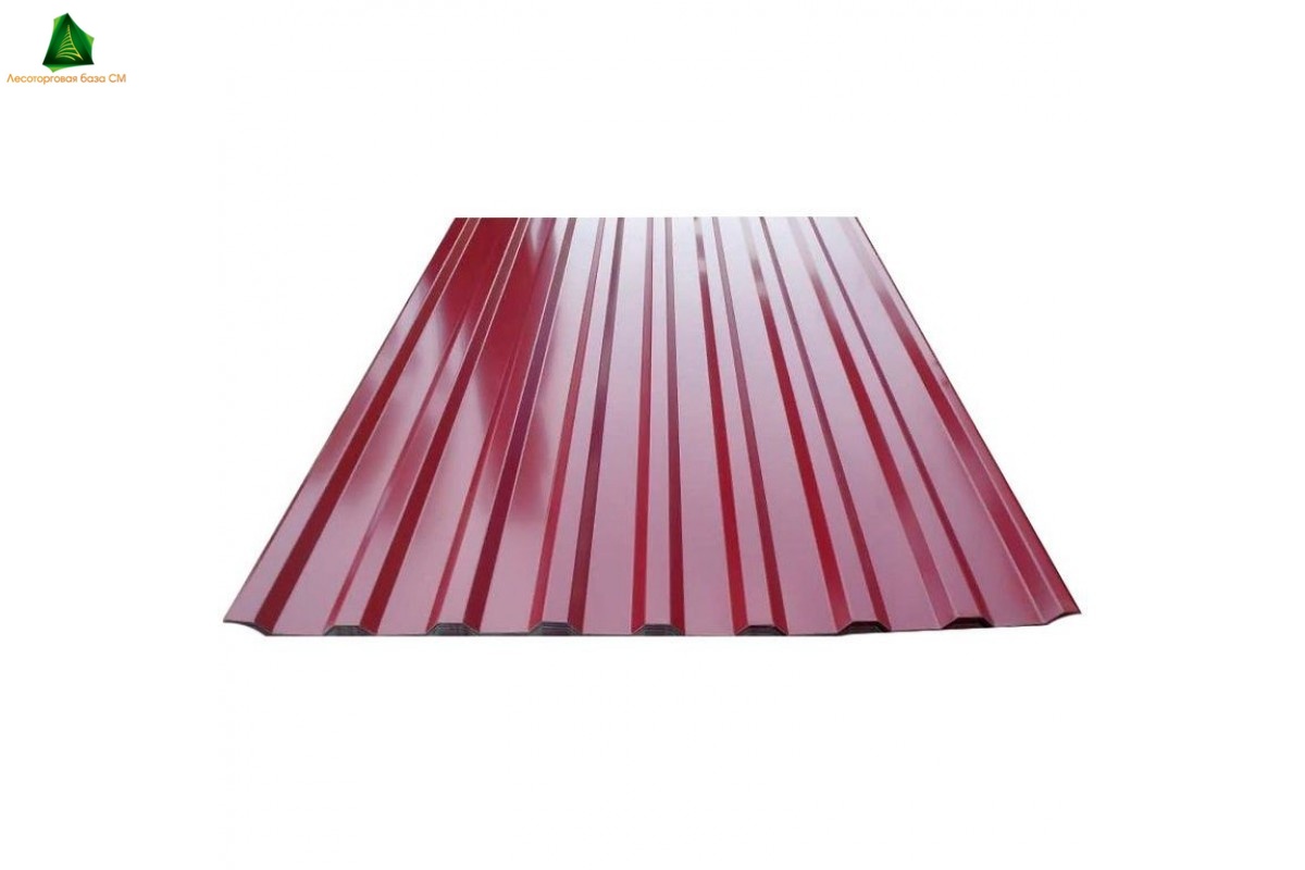 НЕКОНДИЦИЯ Профнастил С-20 1,15*2 м RAL 3005 (красное вино глянец)