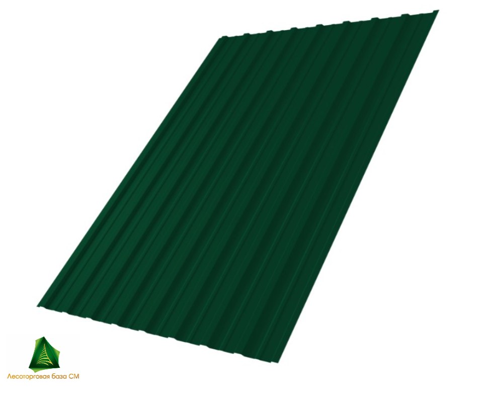 НЕКОНДИЦИЯ Профнастил С-10 1,18*2 м RAL 6005 (зелёный глянец)