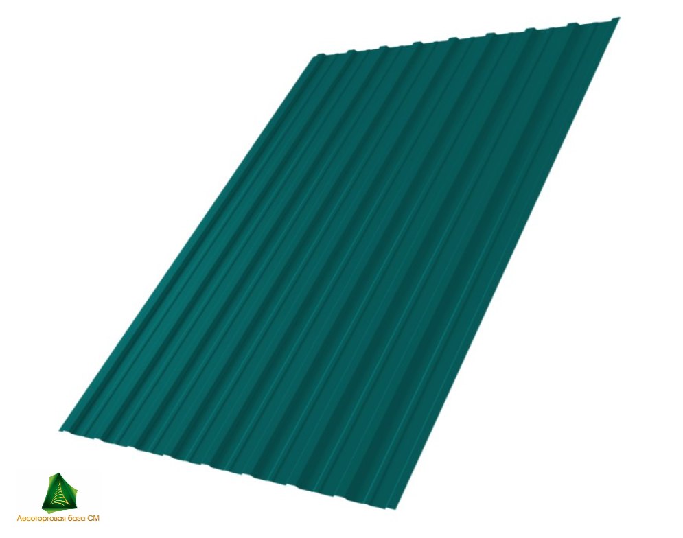 НЕКОНДИЦИЯ Профнастил С-10 1,18*2 м RAL 5018 (бирюзовый глянец)