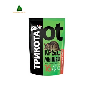 Тесто-брикет от грызунов 150г Три кота