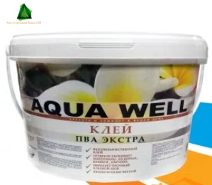 Клей ПВА экстра Aqua Well 2,5 кг