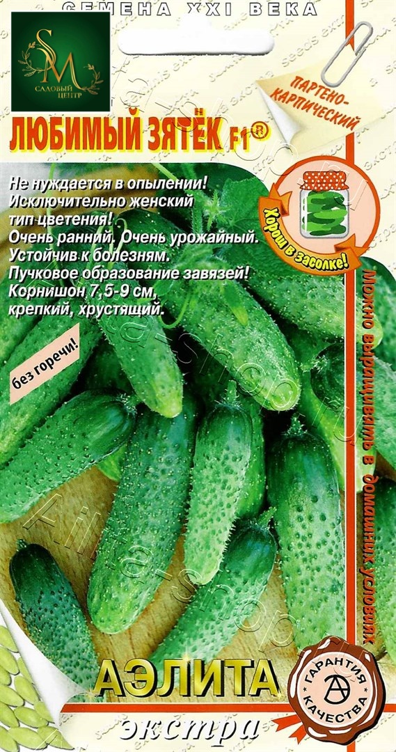 Огурец Любимый зятек Аэлита