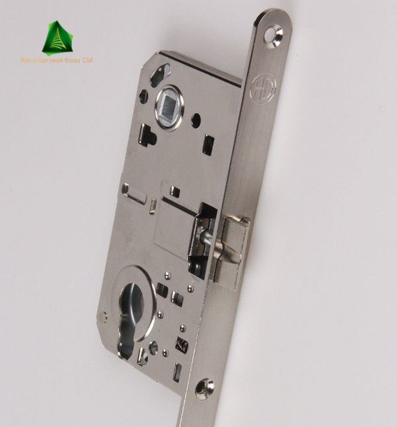 Замок дверной HANDLE DESIGN 8000C SN под цилиндр матовый никель