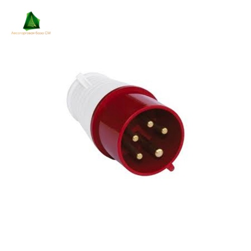 Вилка кабельная 32А 3P+N+E IP44 переносная 380В 025